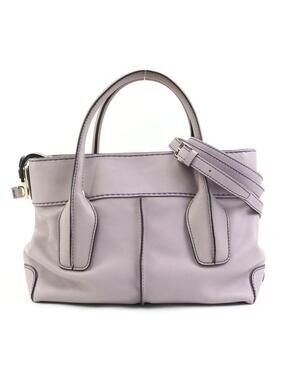 Auth Tod’S Handbag Shoulder Bag Purple #302978T15B